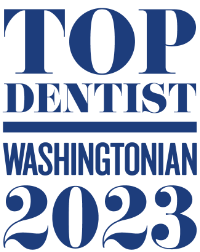 Top Dentist Washingtonian 2023 - badge