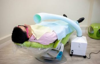 Patient with Extraoral Vaccum