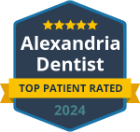 Badge patient alexandria dentist 2024 1